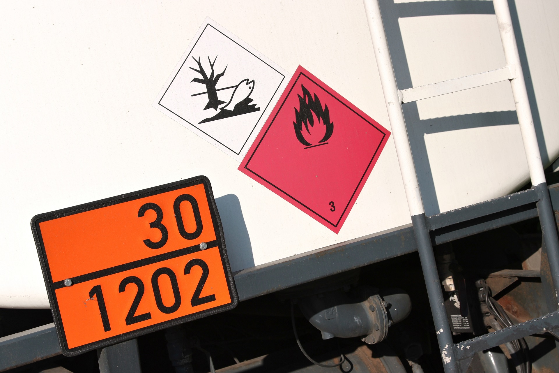 Znaki ostrzegawcze ADR - transportowanie towarów niebezpiecznych