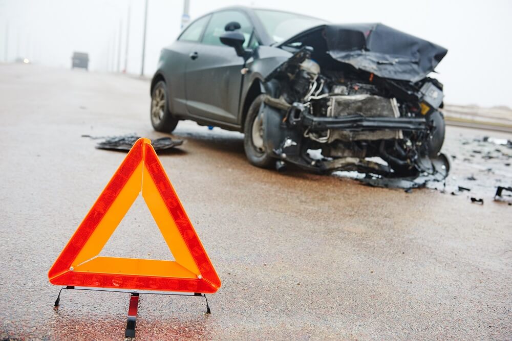 Wypadek, awaria na autostradzie lub drodze ekspresowej